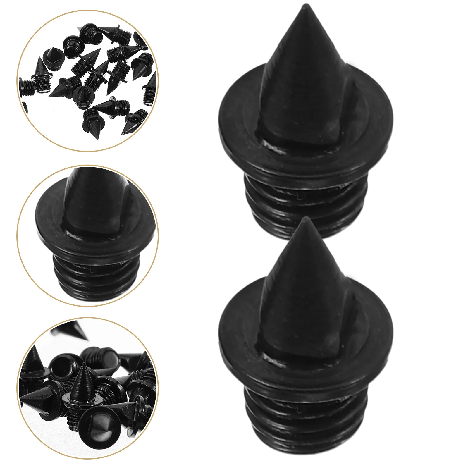 

20Pcs Replacement Track Spikes Carbon Steel Shoe Spikes for Running Jump Training Athletic Sports Shoes Anti-Slip