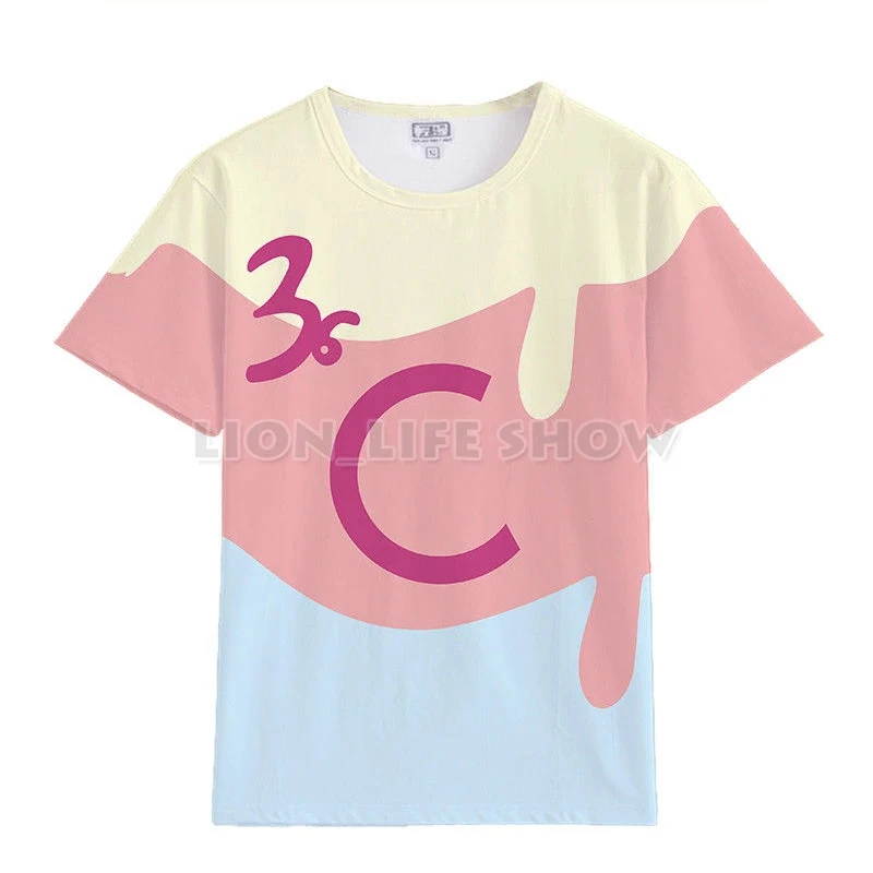 w;2,c\4.g;Zombieland Saga Sakura Minamoto Konno Junko Disfraz de Cosplay Camiseta Tops6,b'8\j'7/