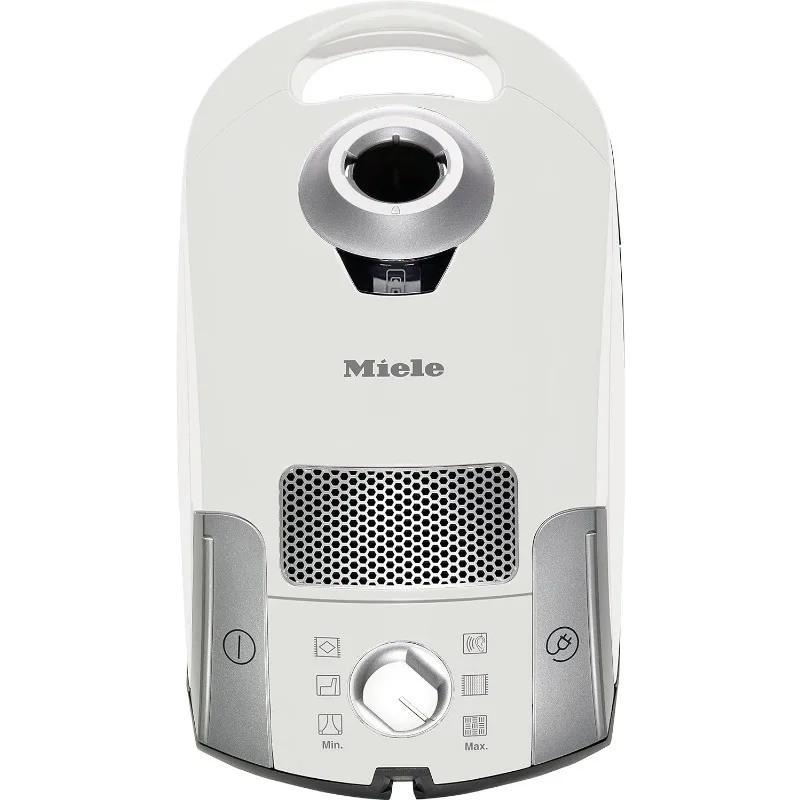 Miele-Aspirateur compact C1 à cartouche en sac pur, haute puissance d'aspiration, conçu pour les sols durs et les tapis Low-Pys, Anni White