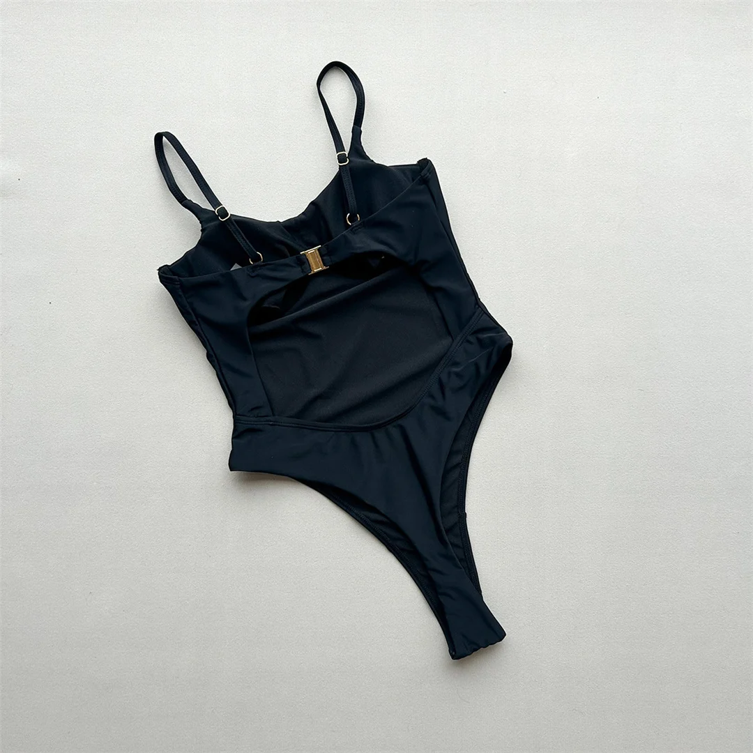 Sexy Cut-Out-Badeanzug mit Bügel für Damen, einteiliger Badeanzug, extrem kurzer String-Mini-Micro-String-Badeanzug, Badebekleidung, Badeanzug V7744 – Detail 16