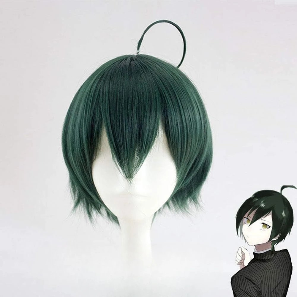 Anime Danganronpa V3: Killing Harmony Saihara Shuichi Cosplay Perücke Dangan Ronpa Hitzebeständige Kunsthaarperücken