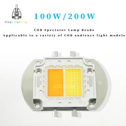 Lampe LED COB à puce 100W, blanc chaud/froid, 200W, projecteur pour 2/4 personnes, éclairage Spot