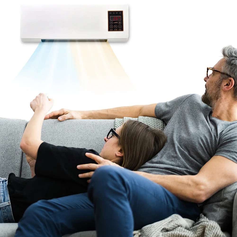 مكيف هواء محمول مثبت على الحائط مع جهاز تحكم عن بعد سبليت ماكس مكيفات هواء صغيرة سبليت تيار متردد/نظام تسخين للمكتب المنزلي