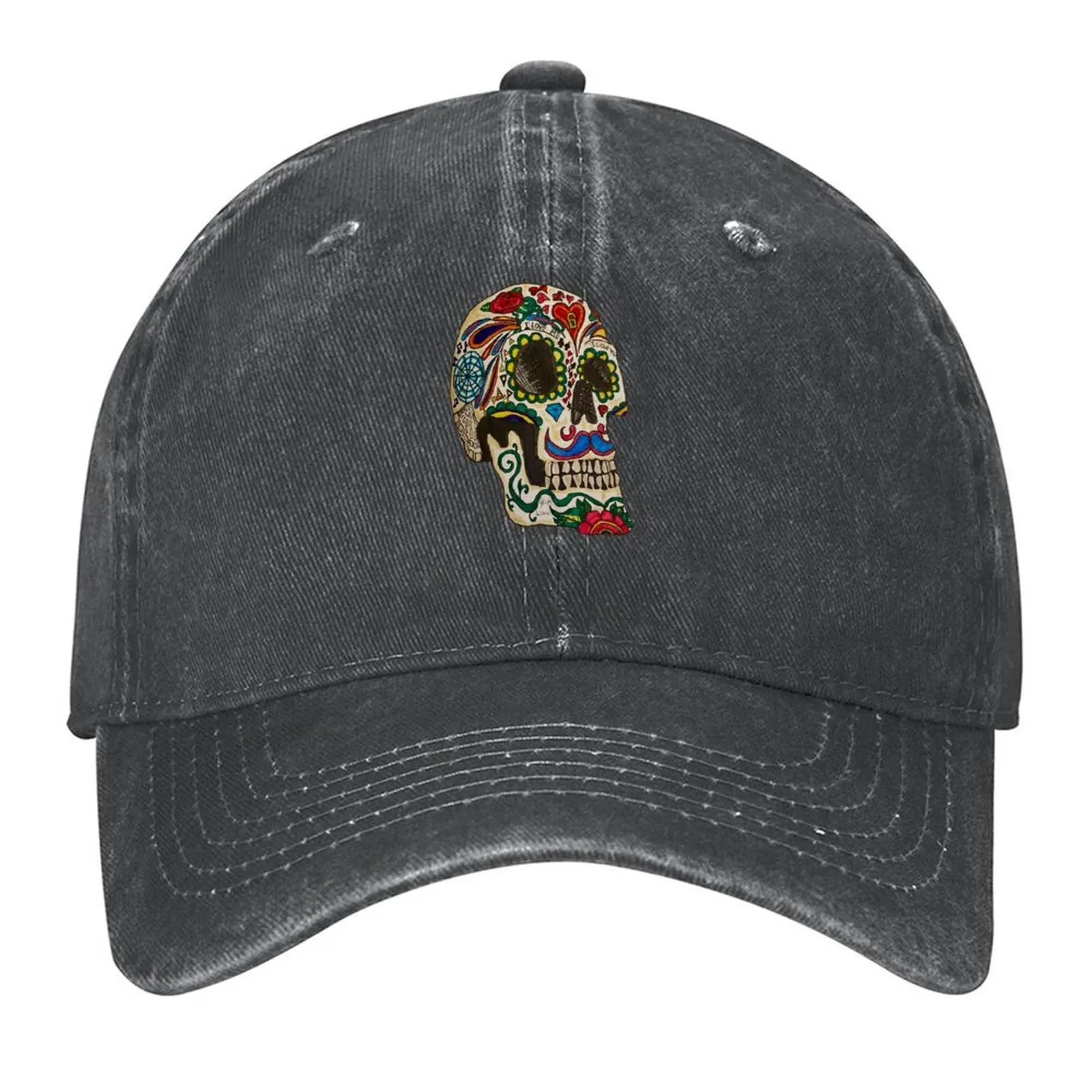 

Sugar Skull Baseball Cap Vintage Fishing cap Sunscreen Sports Cap Girl'S Hats Men's