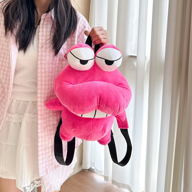 Anime novo estilo crayon shinchans boneca de pelúcia piggy mochila animação dos desenhos animados grande capacidade mochila boa aparência presente aniversário
