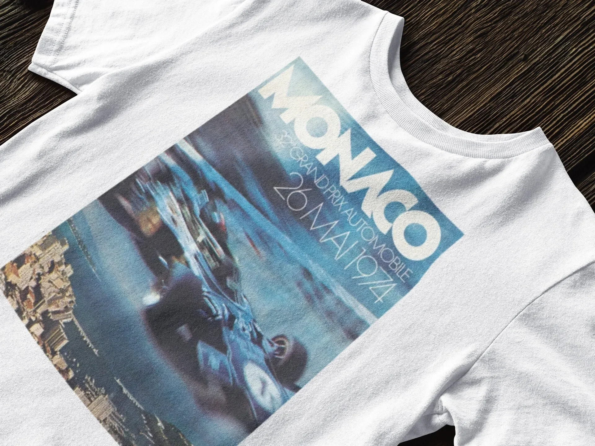 Monaco Grand Prix T Shirt Car Race Vintage Poster Sweat Gp Top Monte Carlo One Motosport Racing Driver