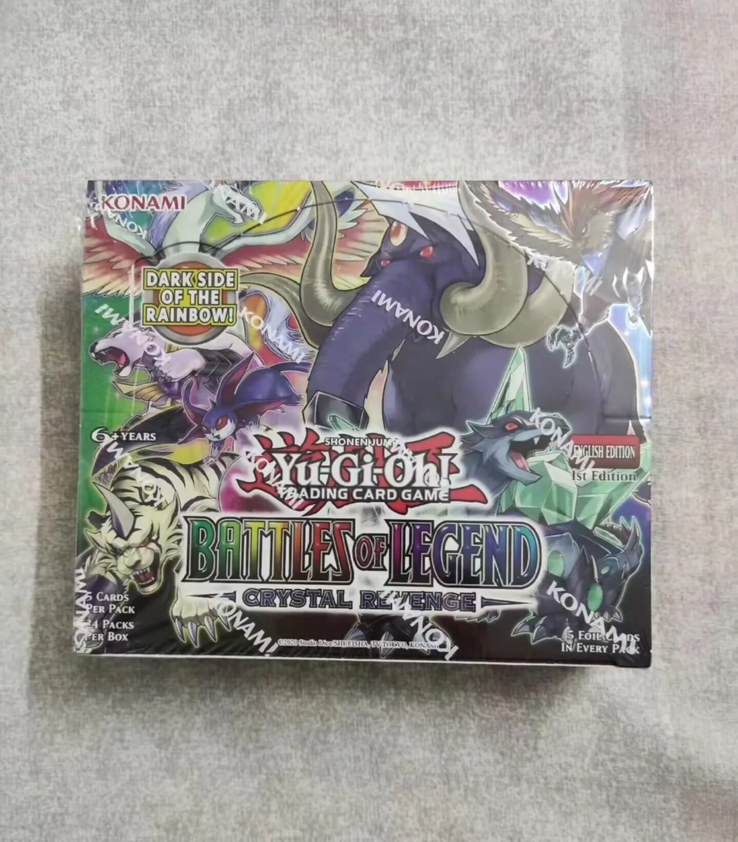 

Yugioh KONAMI Duel Monsters TCG Battles of Legend Crystal Revenge BLCR English 1st Edition Collection Sealed Booster Box