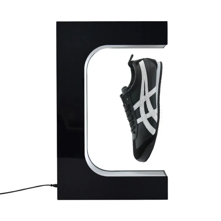 2024 Best-selling Shop Shoe Showroom Display For Shoes Sever Shoes Floating Magnetic Levitation Rack