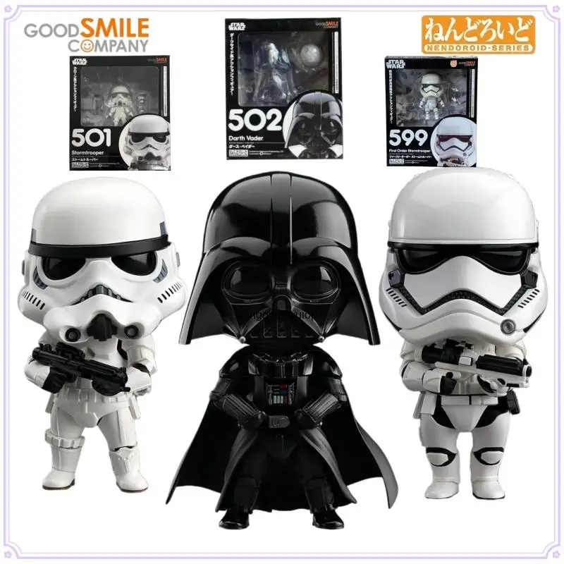 GSC Original Nendoroid Series Stormtrooper First Order Stormtrooper Darth Vader Out of Print Peripheral Figure Toy for Boys Gift