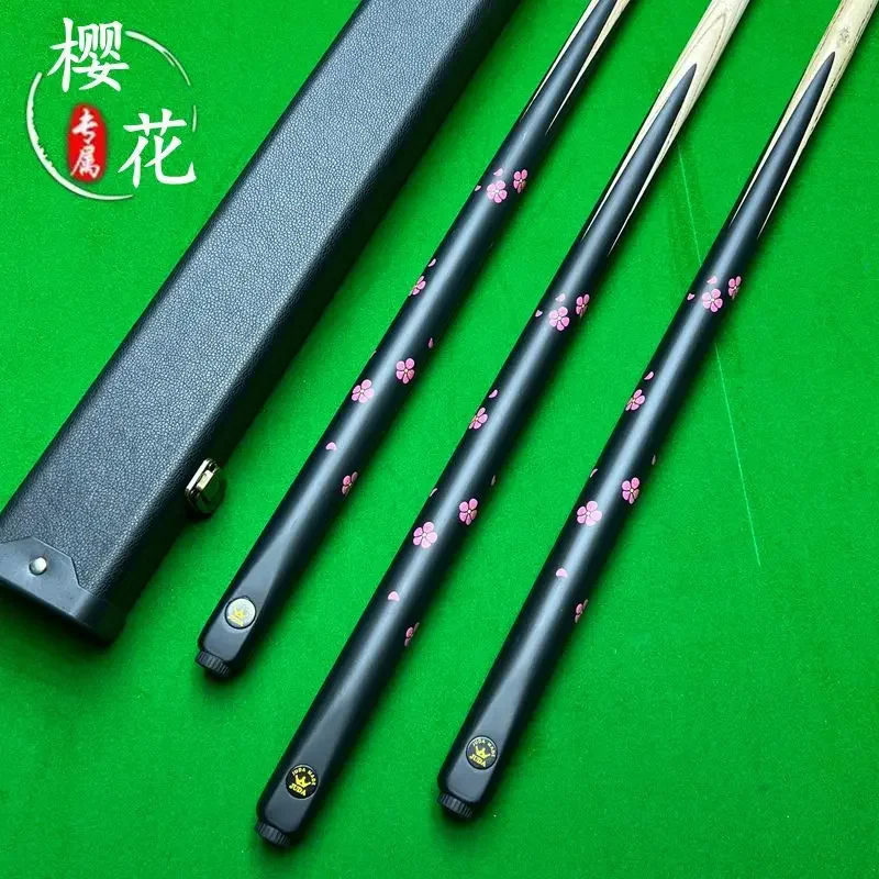 Romantic Sakura Billiards Club Small Head Club Chinese Black Octave Beginner Entry Level Handmade Octave Snooker