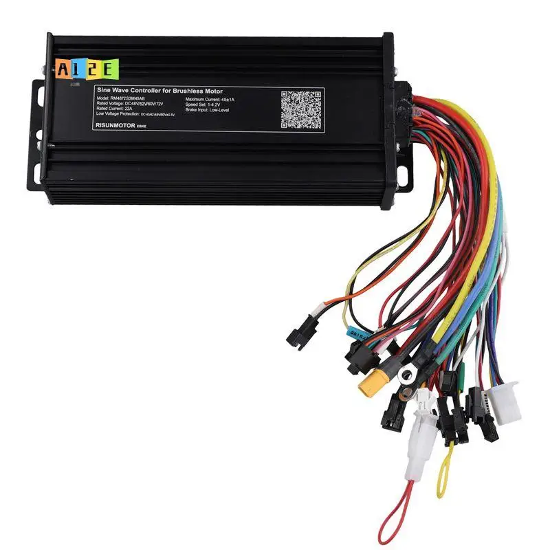 

A12E-Electric Bike Sine Wave Ebike Controller For Electric Bicycle Tricycle Ebike E-Scooter