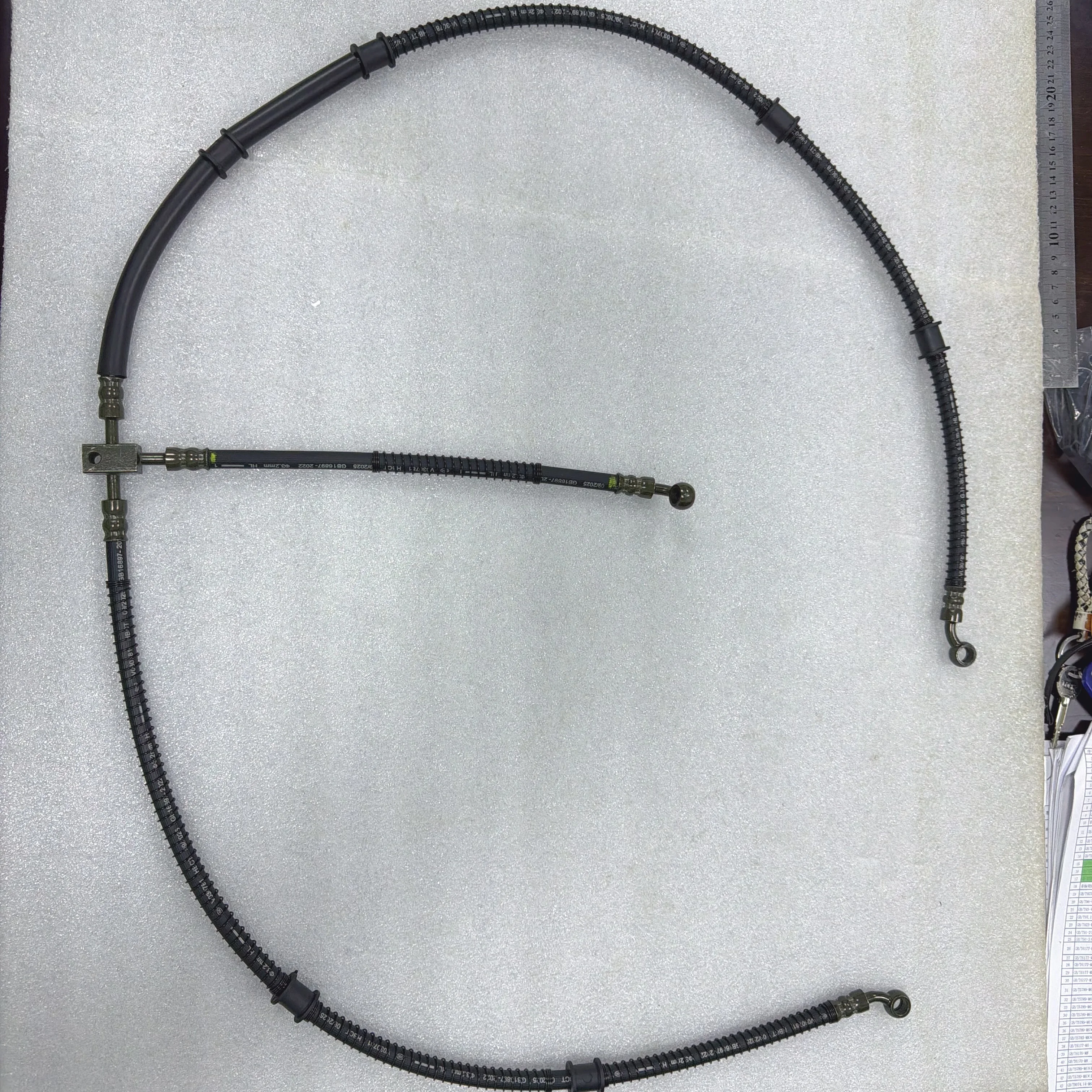 Front Brake Hose suit for HISUN 500  700UTV  MASSIMO 500/MASSIMO 700 UTV   P115000441250000