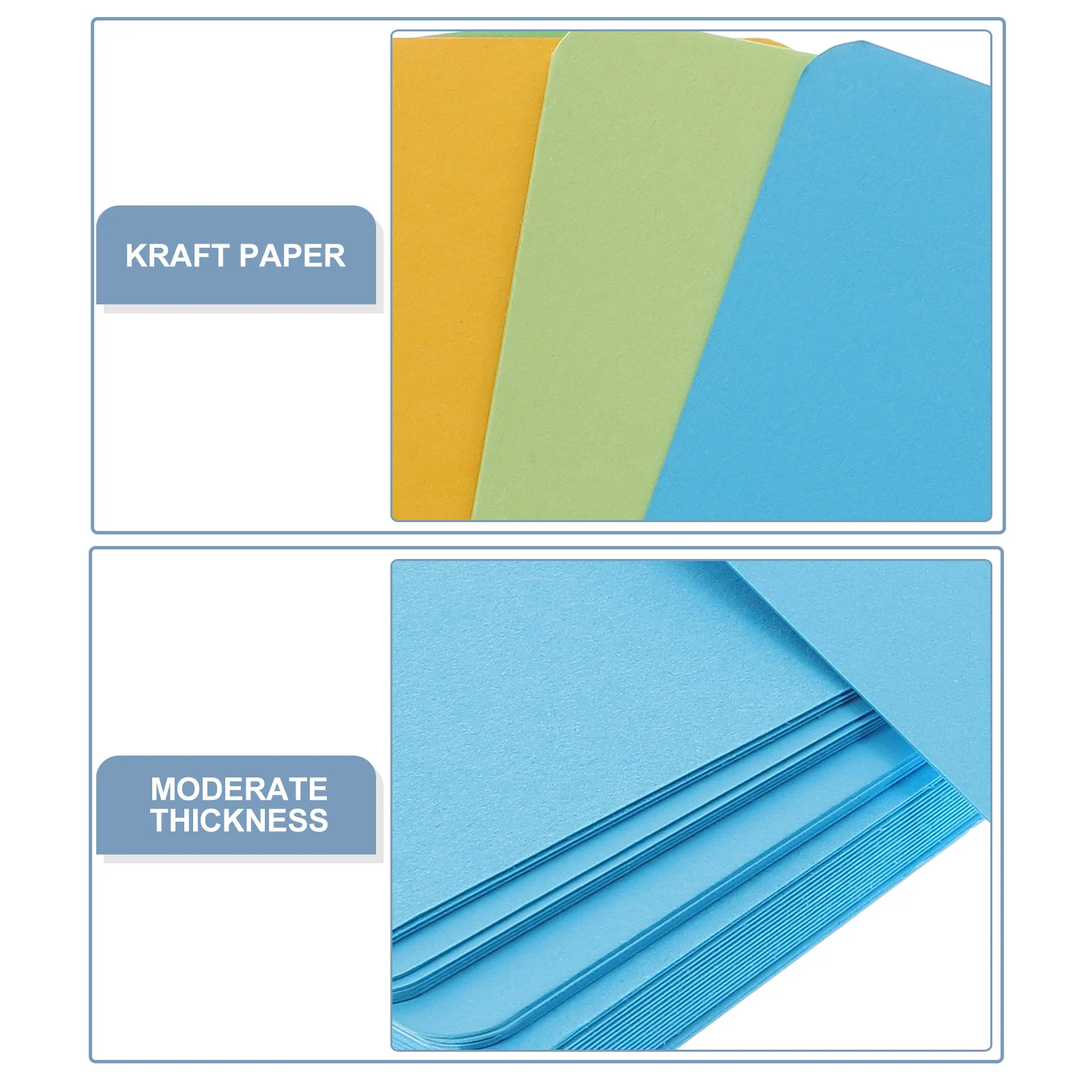 100 قطعة المرجعية الرجعية كرافت ورقة فارغة مشبك للكتب نمط القرطاسية هدية للقراء الكتاب الطلاب المدرسة الزخرفية