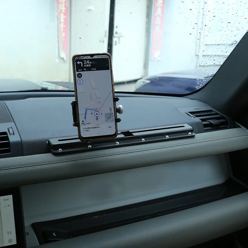 

Для 20-22 Land Rover Defender, автомобильный держатель для телефона на приборной панели, детали салона автомобиля, материал из алюминиевого сплава, держатель GPS-монитора