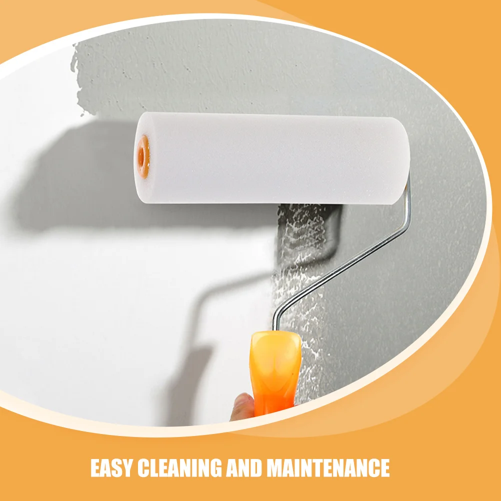 10 قطعة 4 بوصة الإسفنج رغوة رؤساء عالية الكثافة استبدال يغطي ل أدوات طلاء جدران مجموعة الأسطوانة الصغيرة رغوة بكرة طلاء الجدار