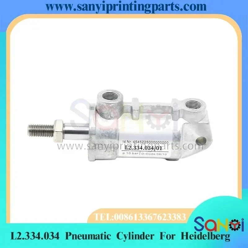 1 Piece L2.334.034 Heidelberg Pneumatic Cylinder For XL75 SX102 CX102 CD102 Printing Machine Parts