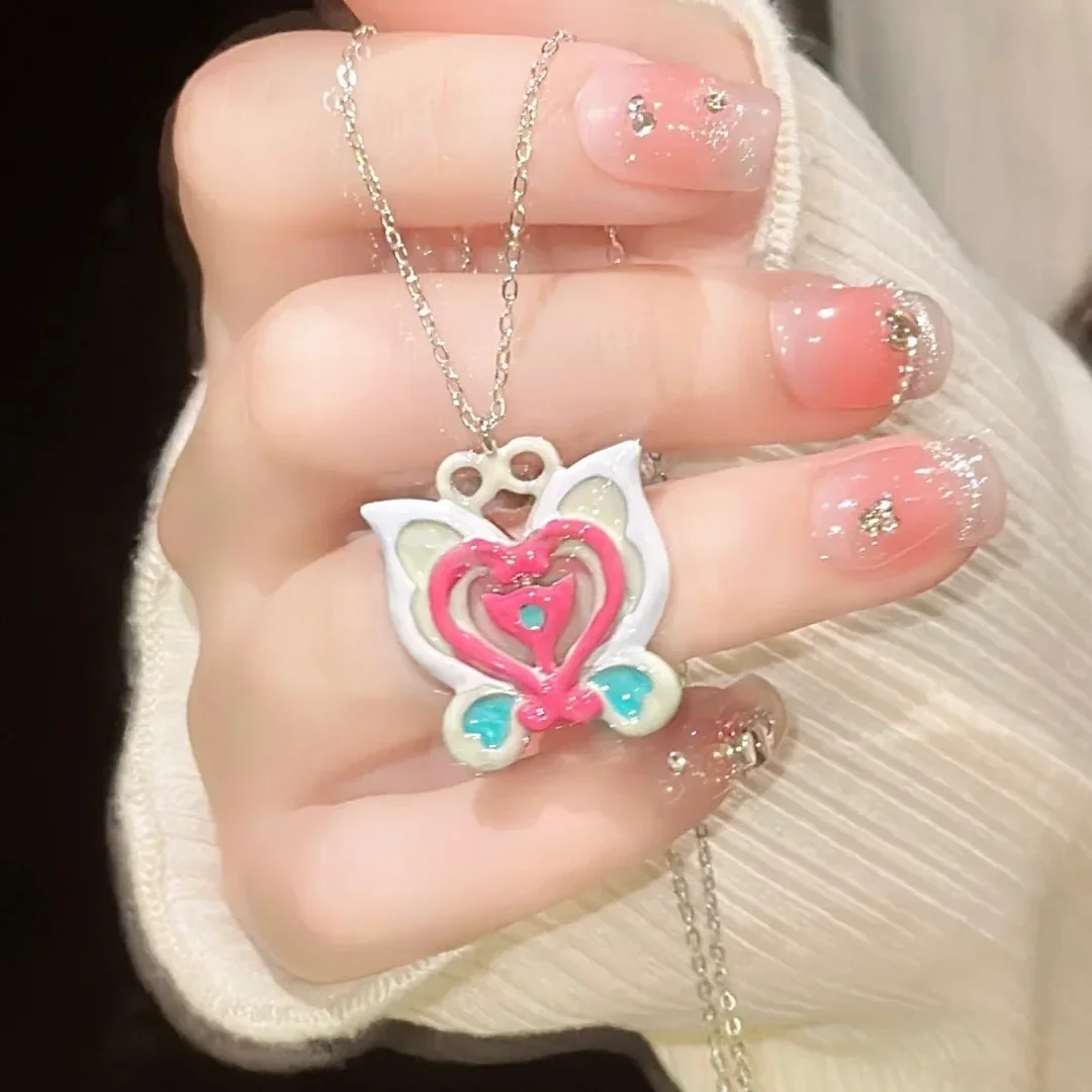 Hot Style Fashion Jewelry Magic Fairy Necklace Transformer Energy Pendant Sweet Cool Girl Necklace Cadeau Maitresse Ecole Gift