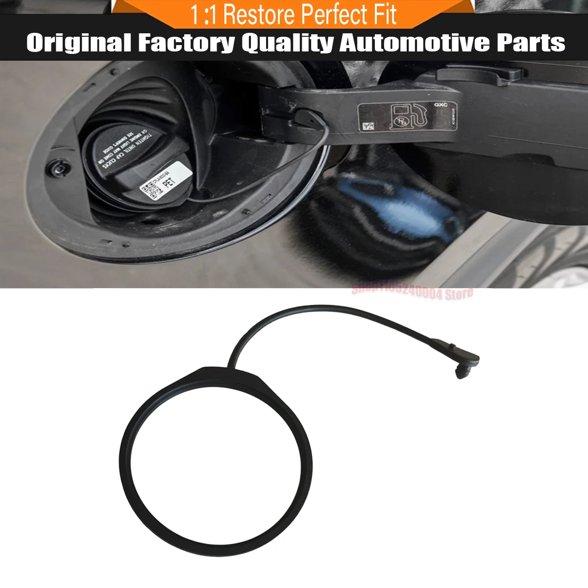 Genuine Fuel Cap Anti-Loss Tether Set LR053665 & LR053666 For Land Rover Range Rover Discovery 3 Freelander 2 Evoque Defender