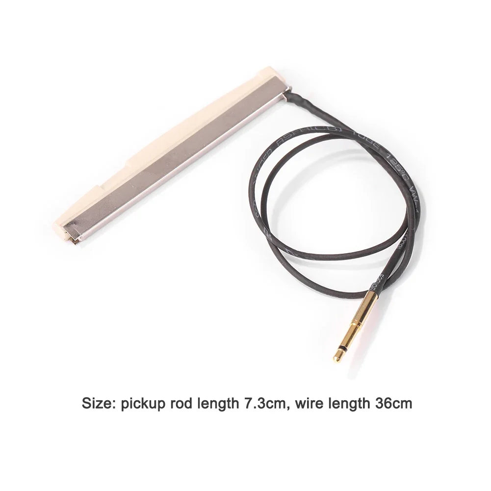 Acoustic Guitar Piezo Pickup Sticks Under Bridge Saddle Integrated Guitar Bars