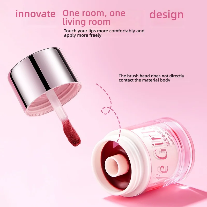 ライフガールズ ジェリーグラス リップラッカー｜ミラーシャイン＆24時間保湿｜ウォータージェル グロスプランパー｜転写防止 カラーエンハンサー Kビューティー