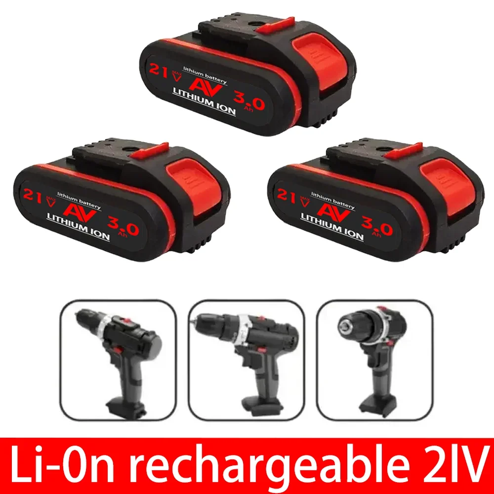 18/21V 3000mAh Rechargeable Lithium Ion Battery For Worx 21V 36VF 48VF 88VF Cordless Screwdriver Power Tools Replacement Battery