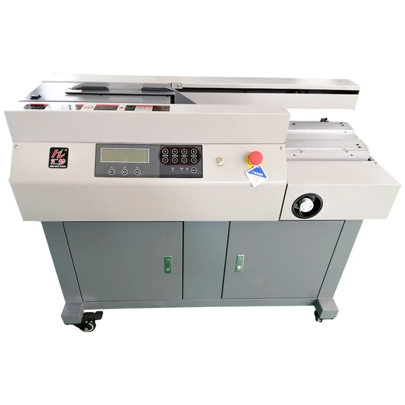 Automatic Perfect Binder D50 A4 Hot Melt Glue Binding Machine Max Binding For Book Printing