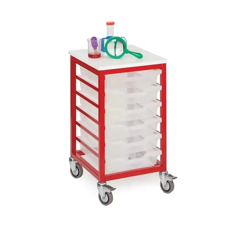 Deposit  Colorful Laboratory Tool Cabinet School Furniture Classroom Storage Movable Multi-Layer Transparent Storage Tool Room C