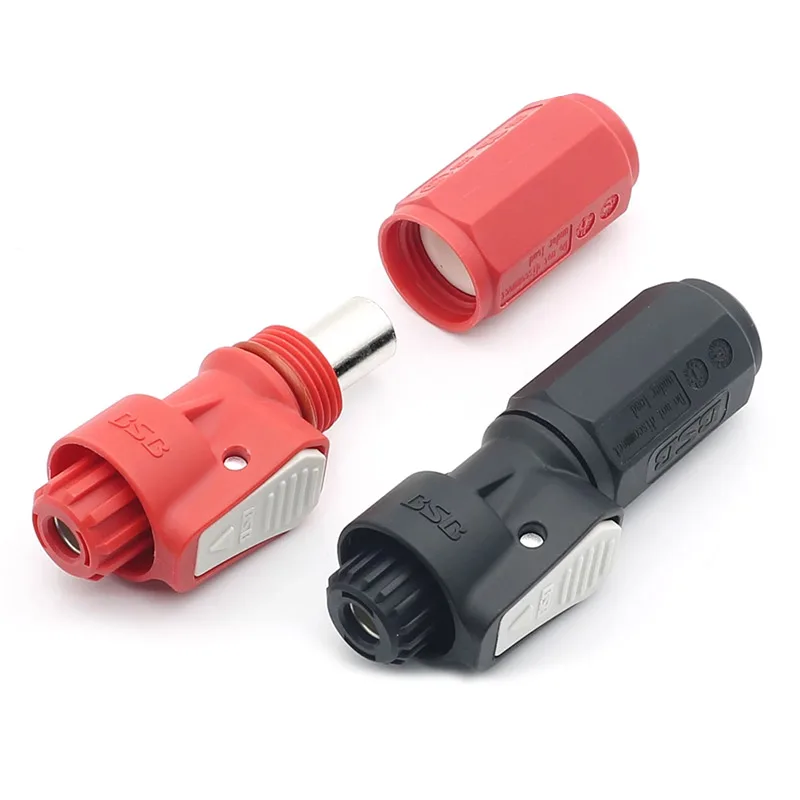 130A E57 Energy Storage Battery Connector 100A High Voltage Single Core New Energy Car Storage Straight Plug 16mm² 25mm² Socket