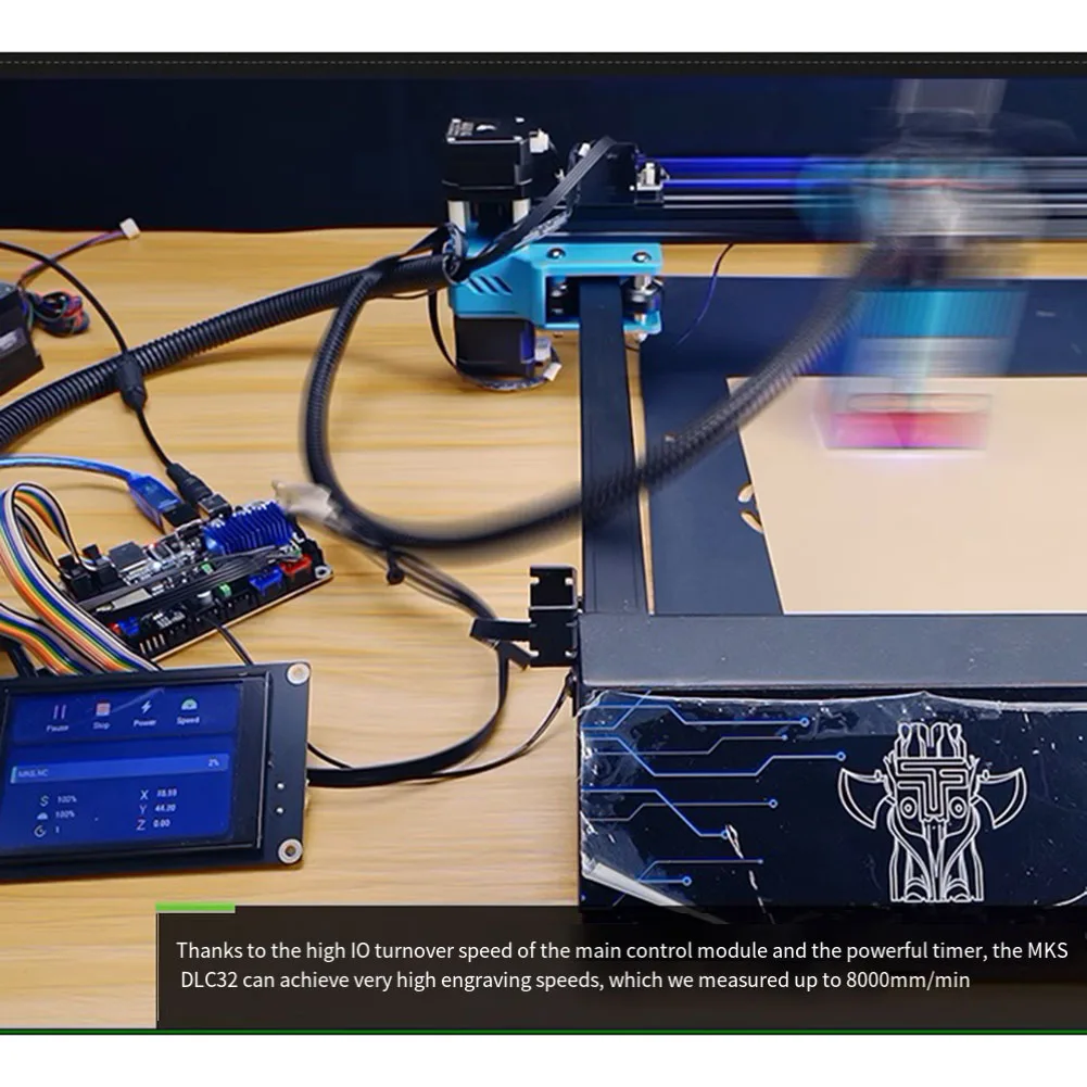 WiFi Connectivity Engraver ControlBoard Dual Core Bit Dual Core Bit Mobile App Control Motherboard Offline Control
