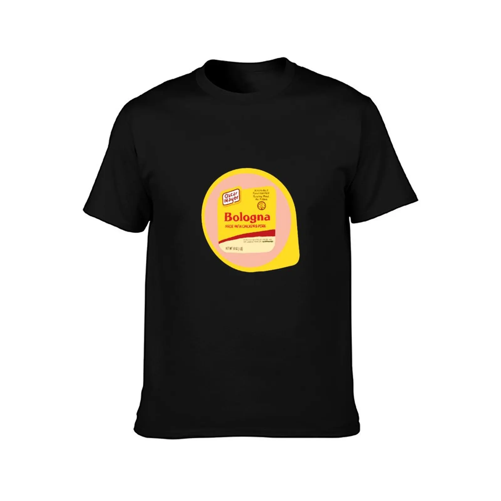 Oscar Mayer Bologna Illustration T-Shirt Outdoor Sports Lightweight Tee T-Shirt