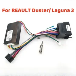 16 Pin Canbus Box With Cable Adaptor For Renault Duster/ Laguna 3 Radio Car With Wiring Harness Cable Android Car Radio