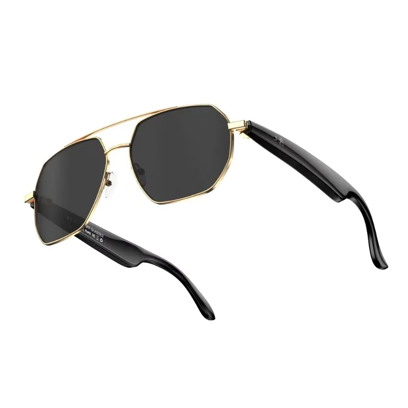 

W100C AI Smart Glasses Bluetooth Enabled Call Music for Office Wearable Headset Smart Translation Glasses