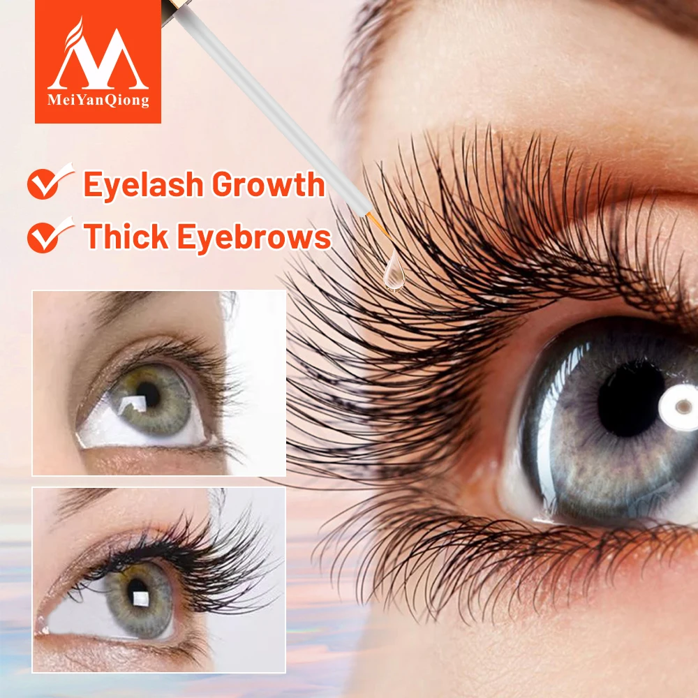 

MeiYanQiong Eyelash Growth Nutrient Liquid Eye Eyelash Extension Thickening Long Length Strong Growth Eyelash Eye Care 10ml
