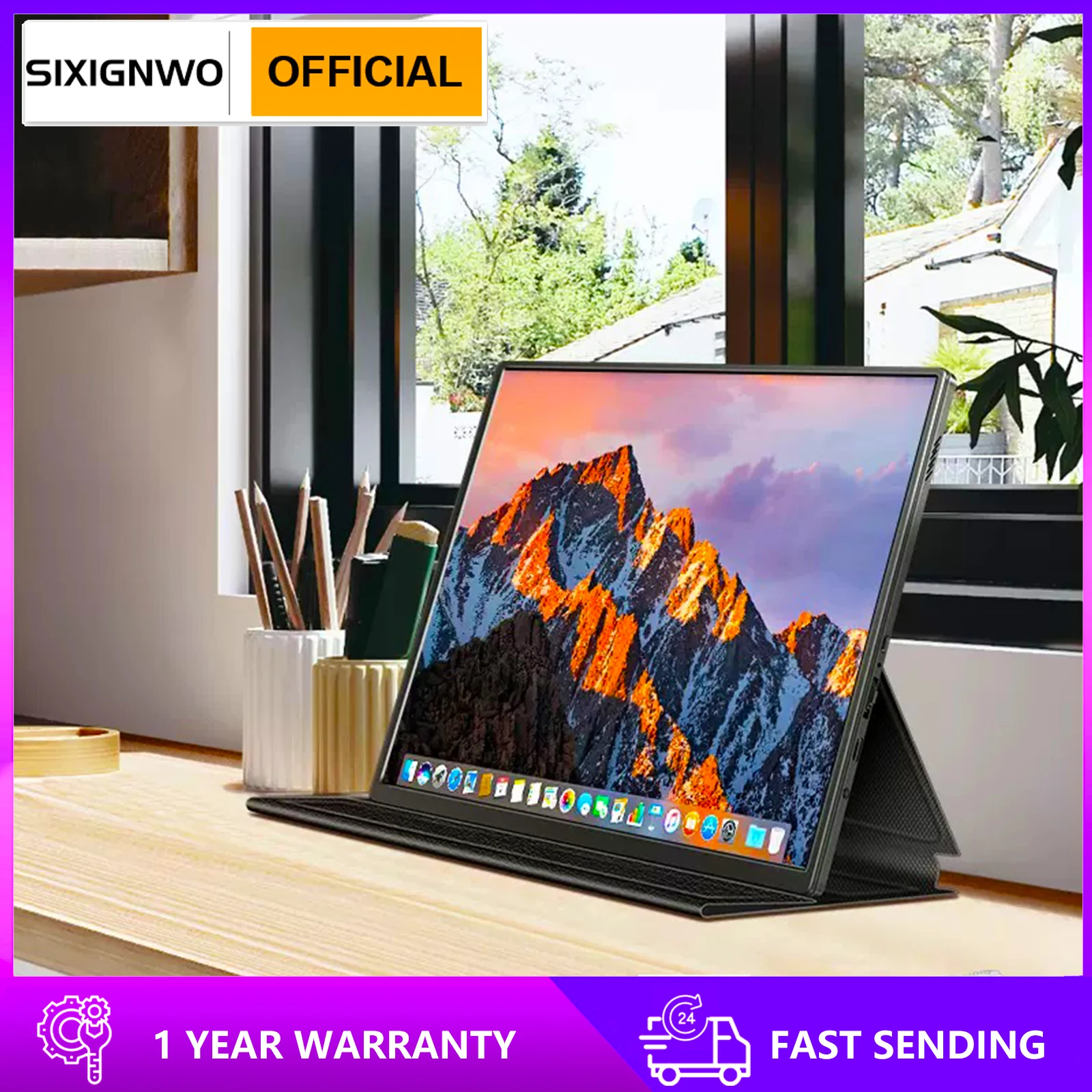 

10.5 inch 1920*1280 Resolution 100%sRGB IPS Display HDR Portable Monitor External Screen For Switch PS5 Min PC Laptop