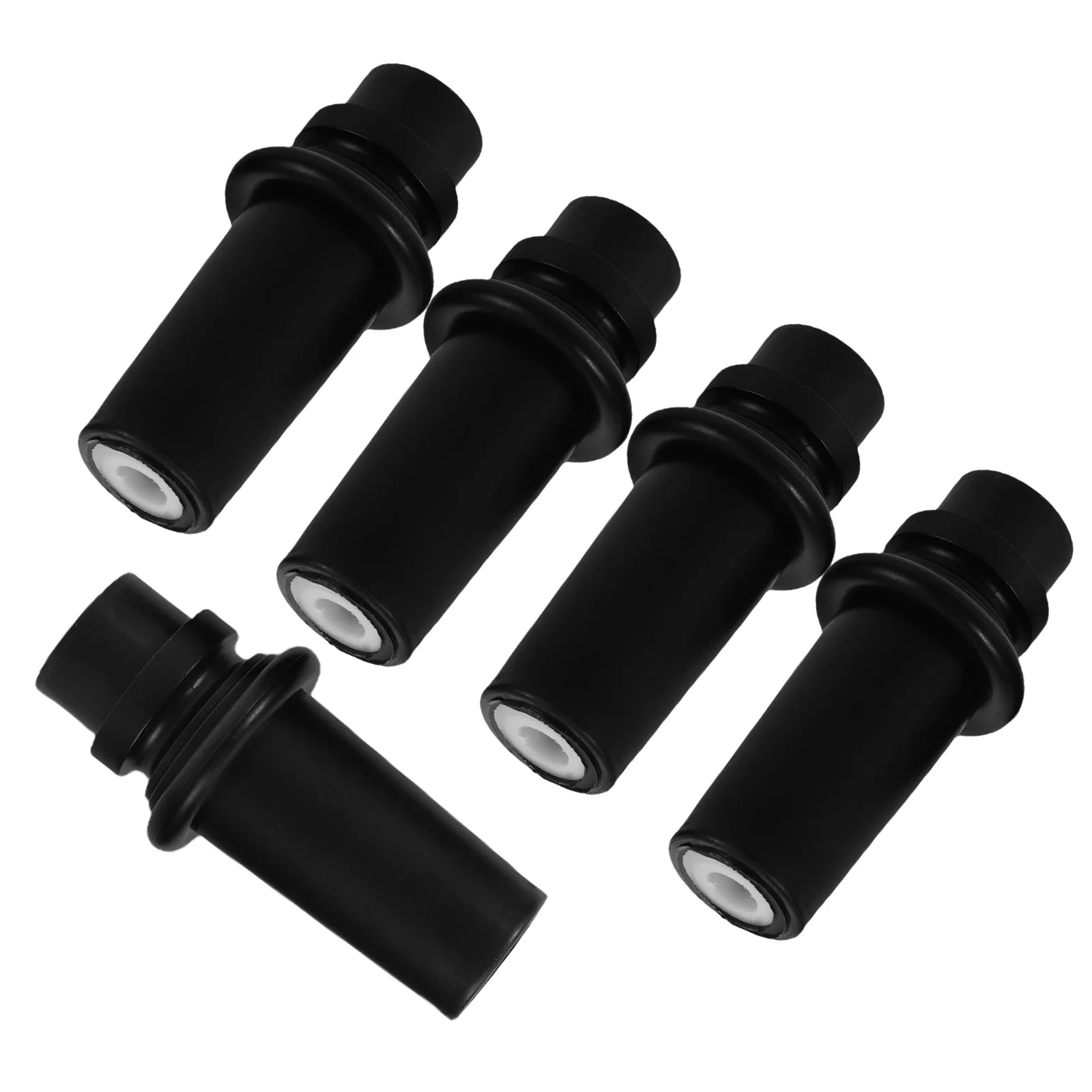 

5 Pcs Violin Tail Post Tightening Sleeve Cello Endpin Cap Protector Anti-slip Stopper Floor Cover Part Accessories