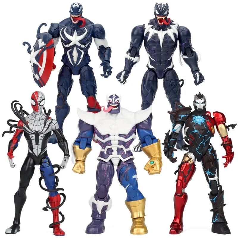 

Оригинальный Zd Venom Parasitic Человек-Паук Железный Человек Танос Капитан Америка Черная Пантера Фигурка Marvel Legends Игрушки Подарки