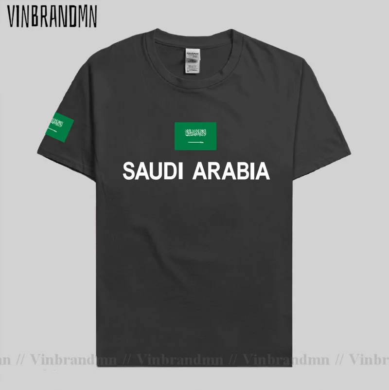 Saudi Arabia t shirts man 2022 t-shirts 100% cotton nation team tshirt cotton meeting fans streetwear fitness Saudi Arabian SA