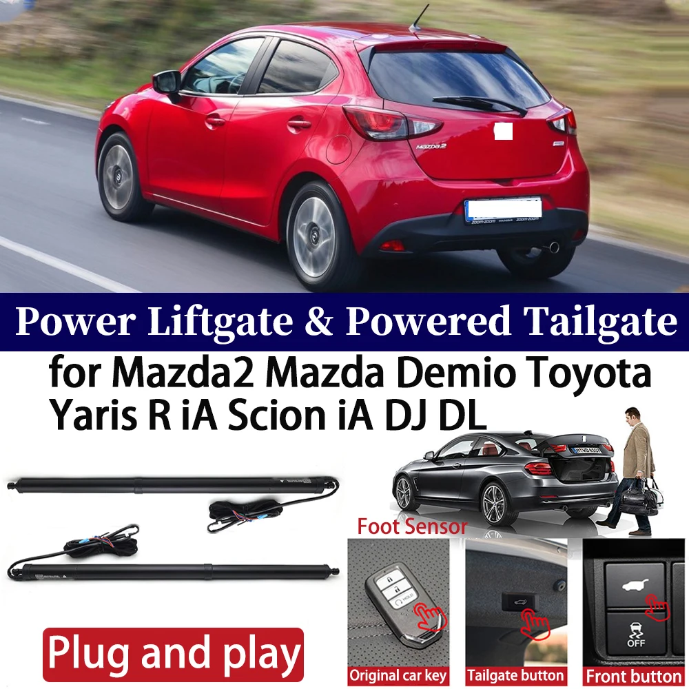 for Mazda2 Mazda Demio Toyota Yaris R iA Scion iA DJ DL Car Auto Power Electric Tailgate Liftgate Lift Trunk Closer System