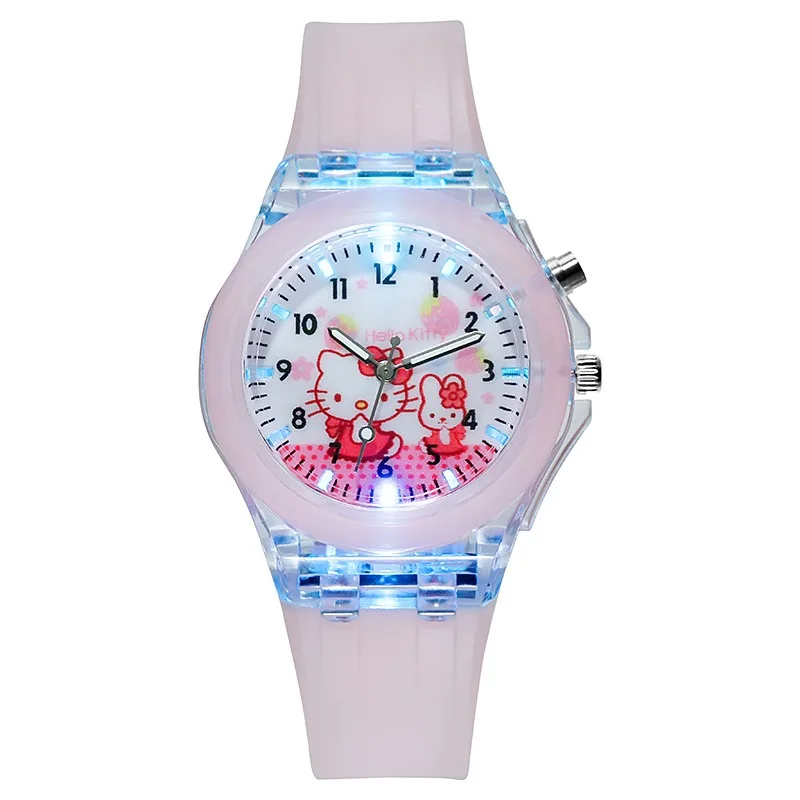 

Sanrio 3D Pattern Children Wrist Watches luminous watch Waterproof Quartz Watch Hello Kitty Watch Children's Christmas Gifts
