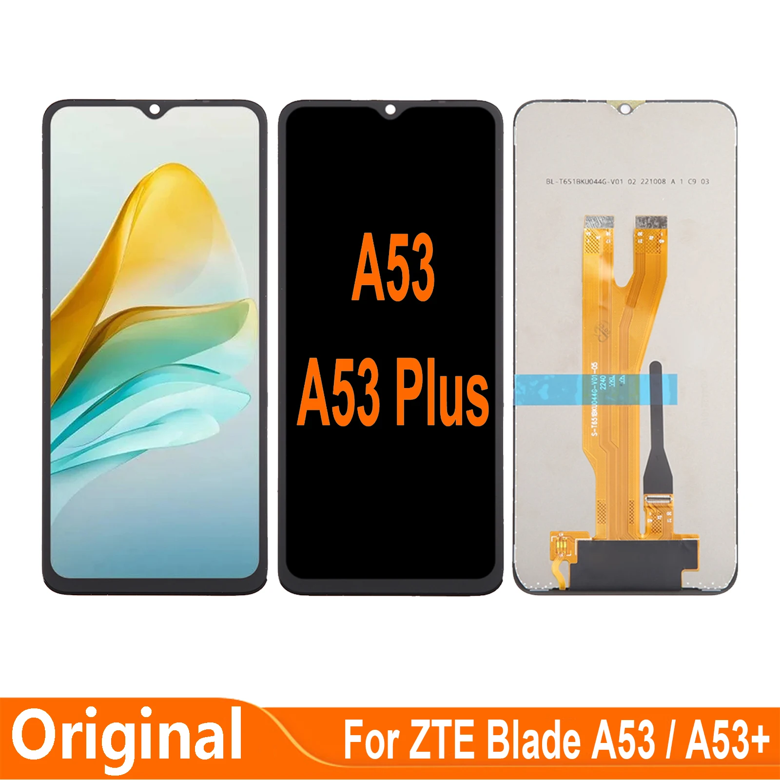

For ZTE Blade A53 Plus LCD Display Touch Screen Digitizer Assembly Parts