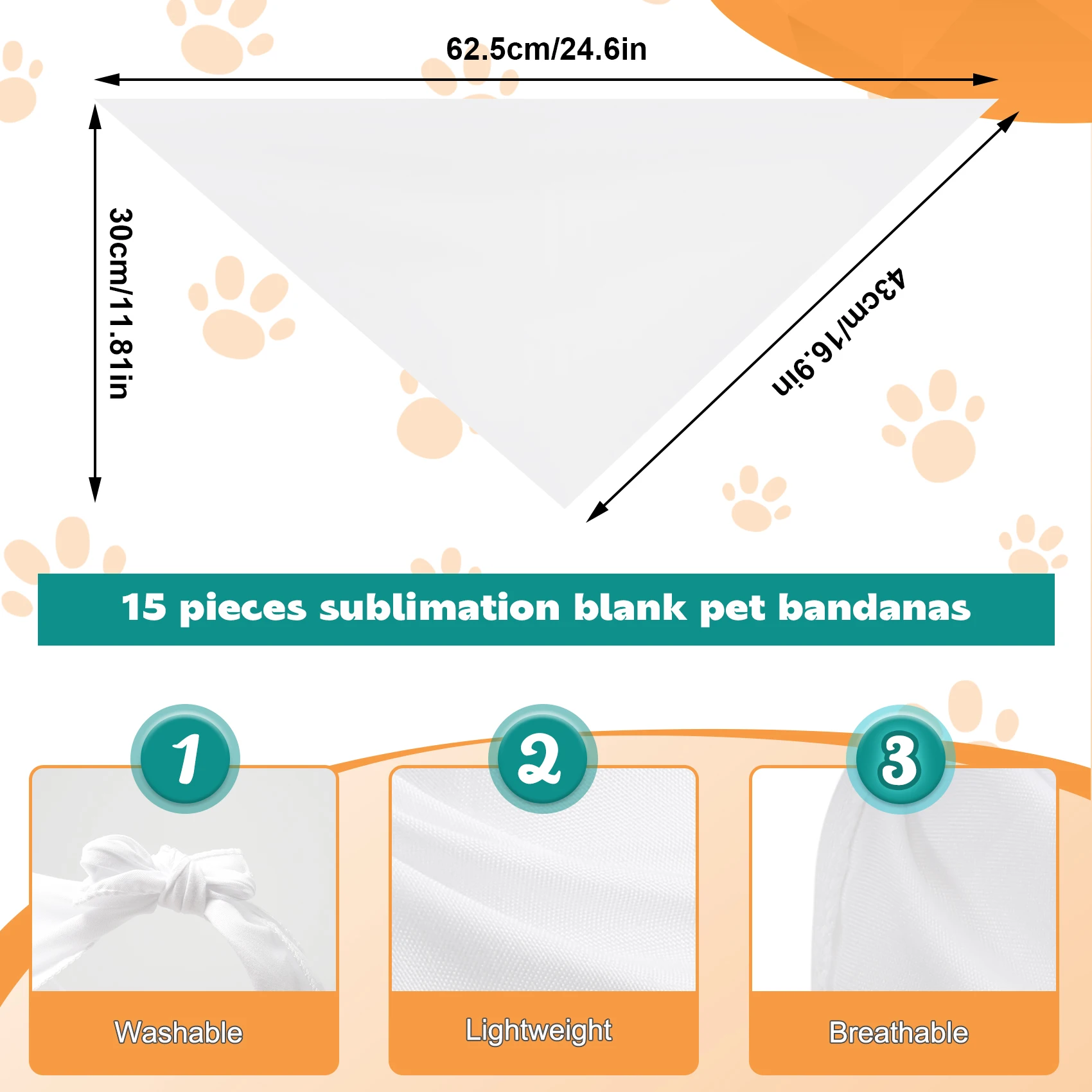 

JKQZ 30 шт. сублимационная пустая бандана для домашних животных, теплопередача, моющийся DIY треугольный шарф для собак, нагрудники, платок для собак, щенков, кошек