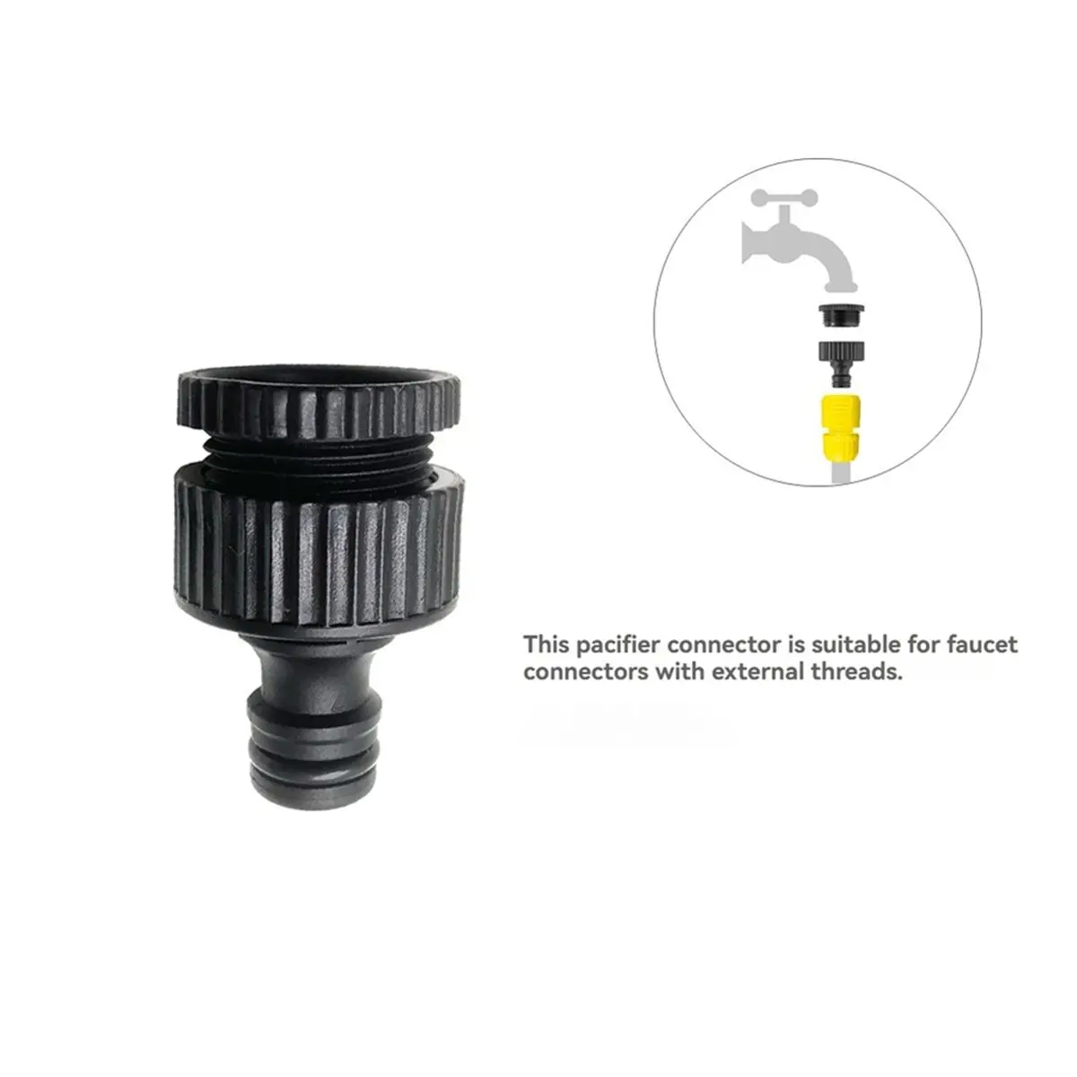 #77E Water Stop Quick Connector 6.465-031.0 for Karcher K2 K3,For Karcher Compatible Connector,(Engineering Plastic)
