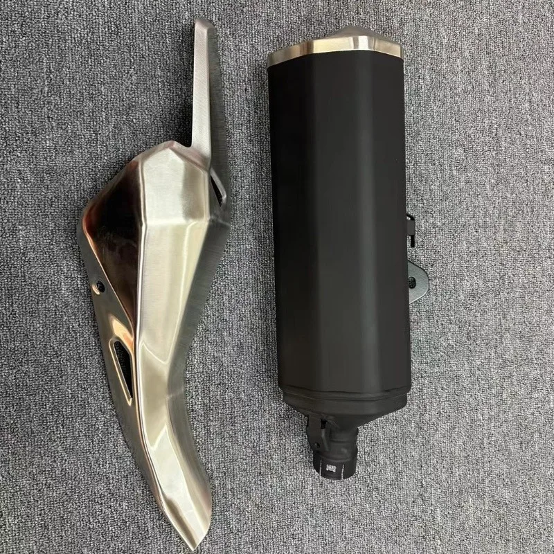 مناسبة لقسم ذيل عادم Ninja 400، كاتم الصوت، غطاء عادم Z400 الأصلي الأصلي، غير علامة تجارية جديدة #1