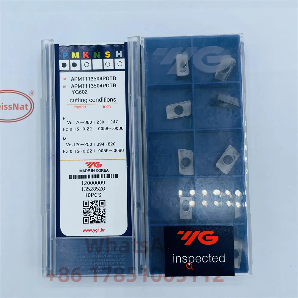 YG-1 APMT113504PDTR APMT113508PDTR APMT160408PDTR APMT1604PDTR YG602 Carbide Insert APMT Inserts