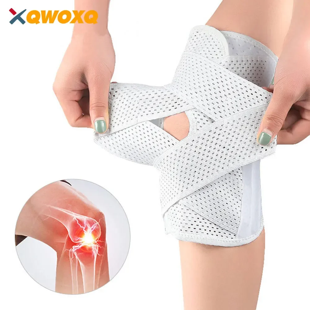 1 PC Professionelle Kompressions-Kniebandage, atmungsaktiv, verstellbar, Kniestütze, ultradünn, Meniskus-Knieschützer der vierten Generation