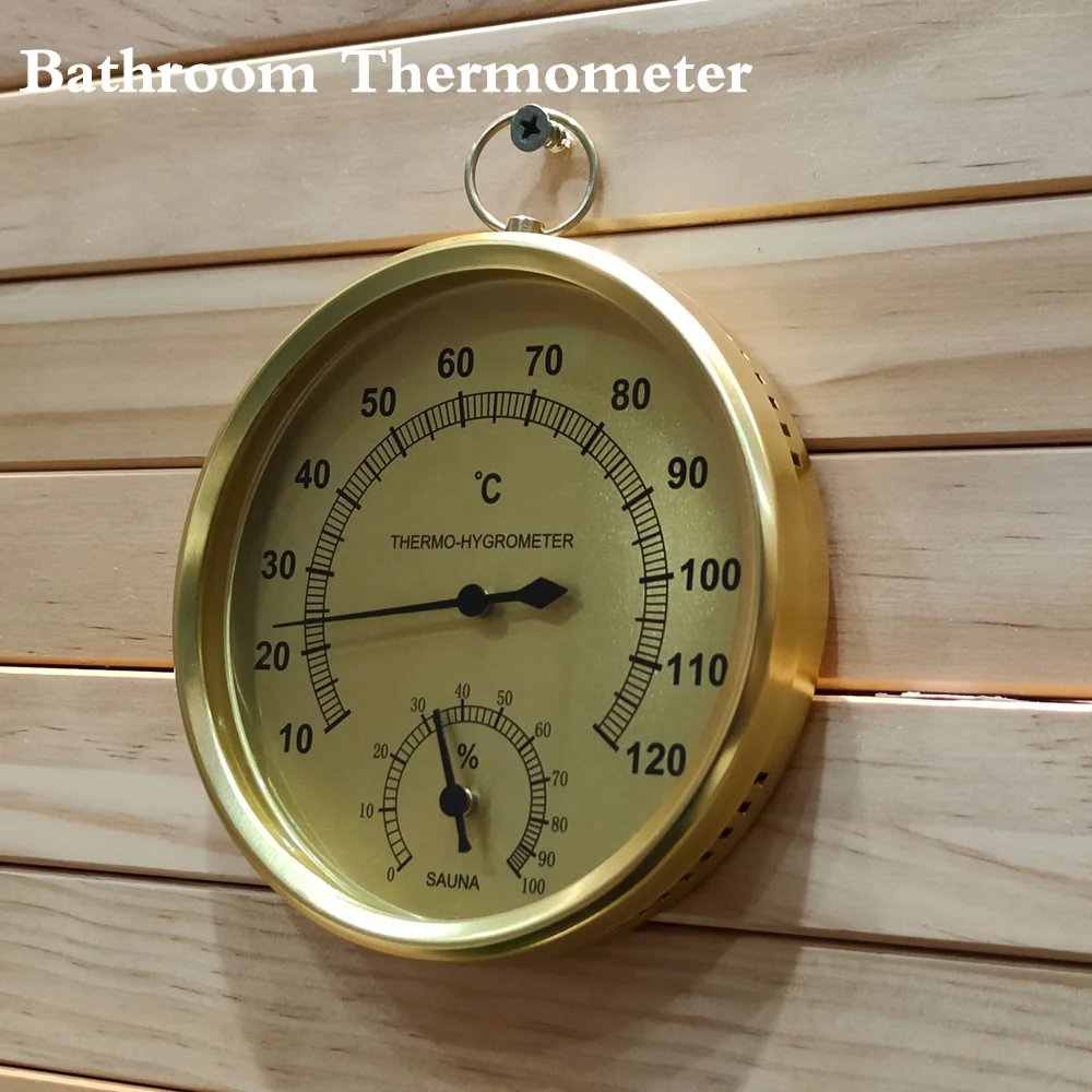 Sauna Thermometer Hygrometer Temperature and Humidity Table Bath Sauna Room Accessories