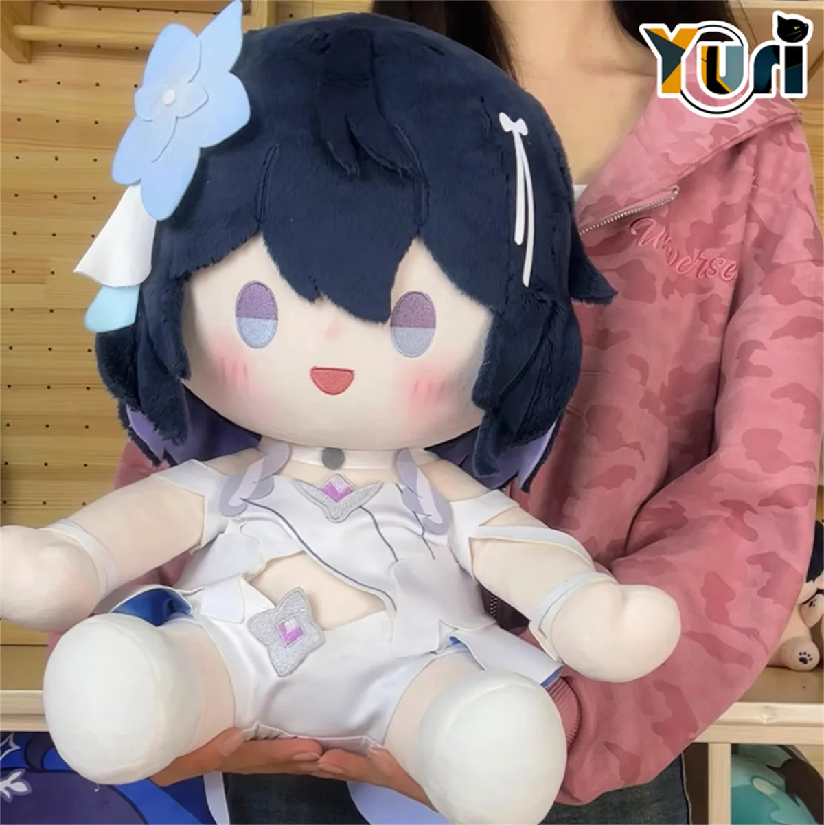 Yuri Game Honkai Impact 3rd Herrscher of Rebirth 40cm Plush Doll Toy Clothes Costume Outfit Cute Anime Cosplay Props Gift