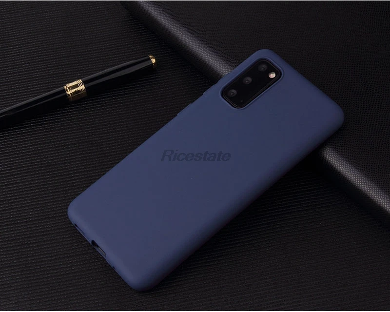 Für Samsung Galaxy S20 Plus S10 S10E S20 Ultra A01 A21 A31 A41 A51 A71 A10 A20 A30 A40 A50 A70 E Einfarbig TPU Abdeckung Fall – Detail 8