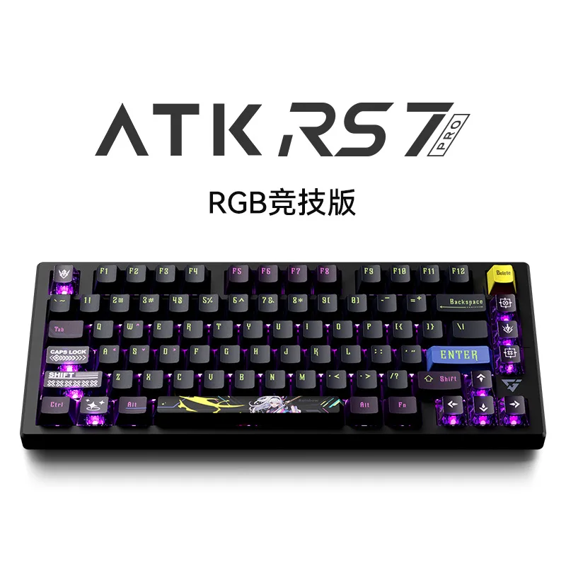 

ATK RS7 Magnetic Switch Gaming Keyboard RGB 8K Smart SPEED X Quick Trigger Mechanical Wired Keyboard For Varolant Gamer Pc Gifts