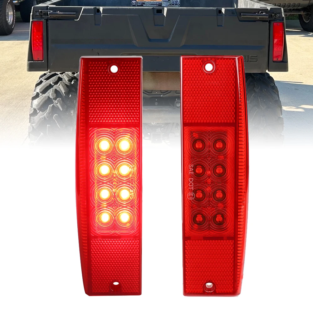 1 Pair Rear Brake Light LED Tail Light for Polaris Ranger 400 500 570 800 EFI MIDSIZE Accessories Replace #2411450